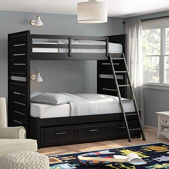 jamie twin bunk bed with storage