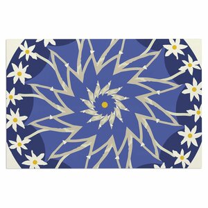 'Sawtooth Flower' Doormat