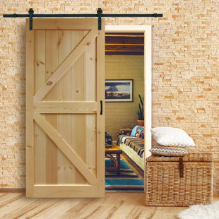 Antique Barn Door Wayfair Solid Wood Flush Interior Barn Door