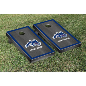 NCAA Onyx Stained Border Version Cornhole Bag Toss Game Set
