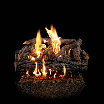 Regalflame 12 Piece Convert To Ethanol Fireplace Propane Gas Log