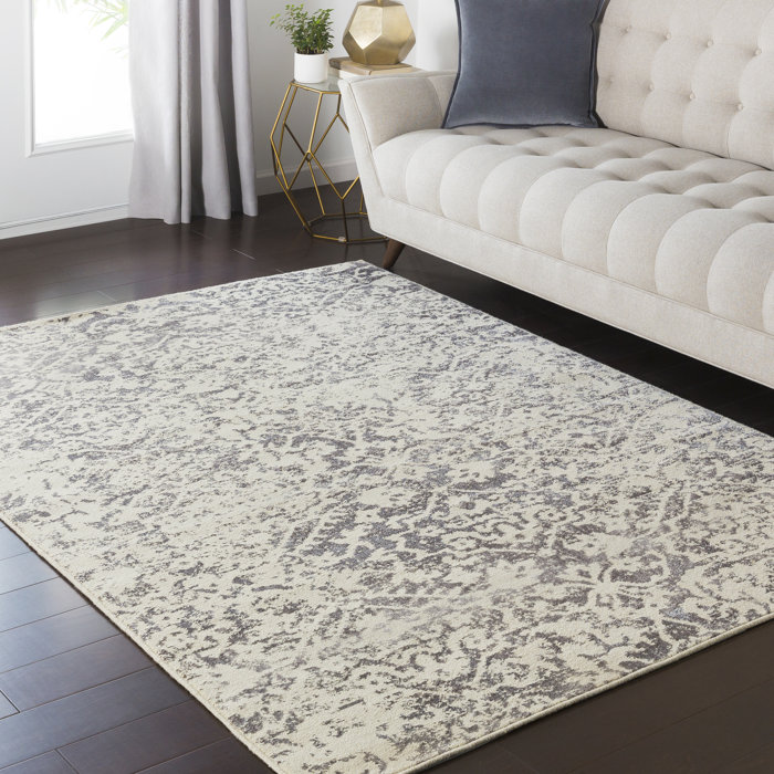 Mistana Tierney Oriental Cream Charcoal Area Rug Reviews Wayfair