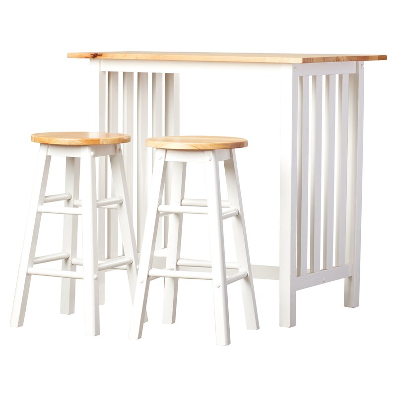Sigrid 3 Piece Counter Height Pub Table Set