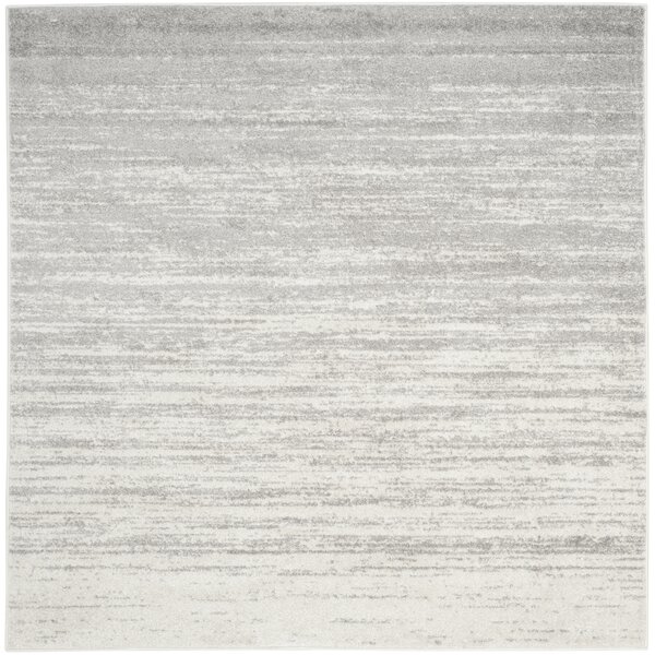 Mcguire Ivory/Silver Area Rug by Mercury Row