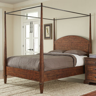 Canopy Wood Beds You Ll Love Wayfair Canopy Bed