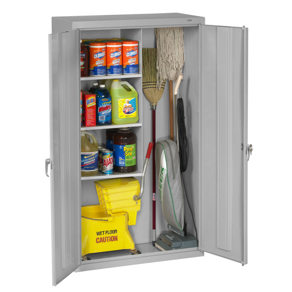 Mop And Broom Storage Cabinet Wayfair Mop And Broom Storage Cabinet Wayfair