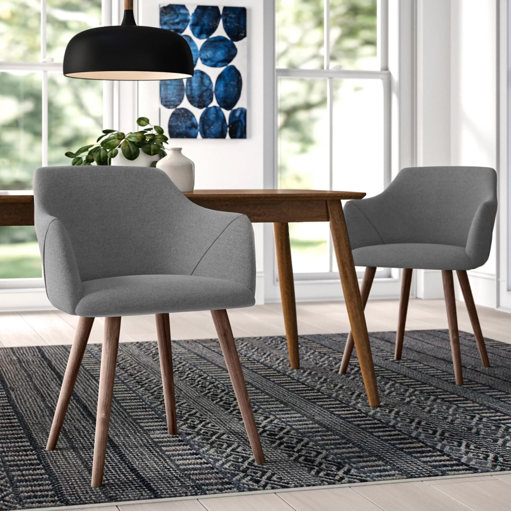 Upholstered Allmodern Kitchen Dining Chairs Youll Love In 2021 Wayfair