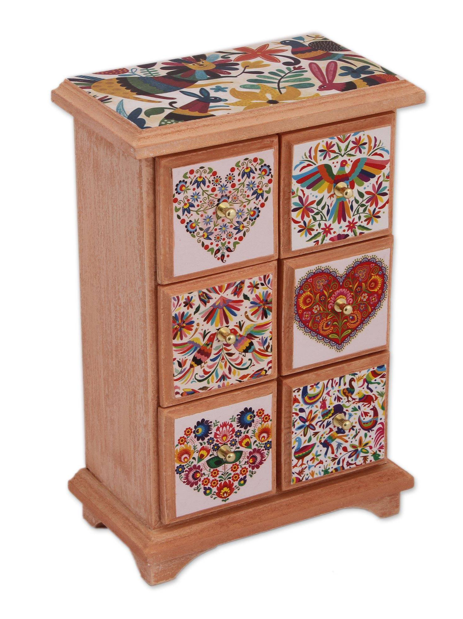 August Grove Decoupage Wood Jewelry Box Wayfair