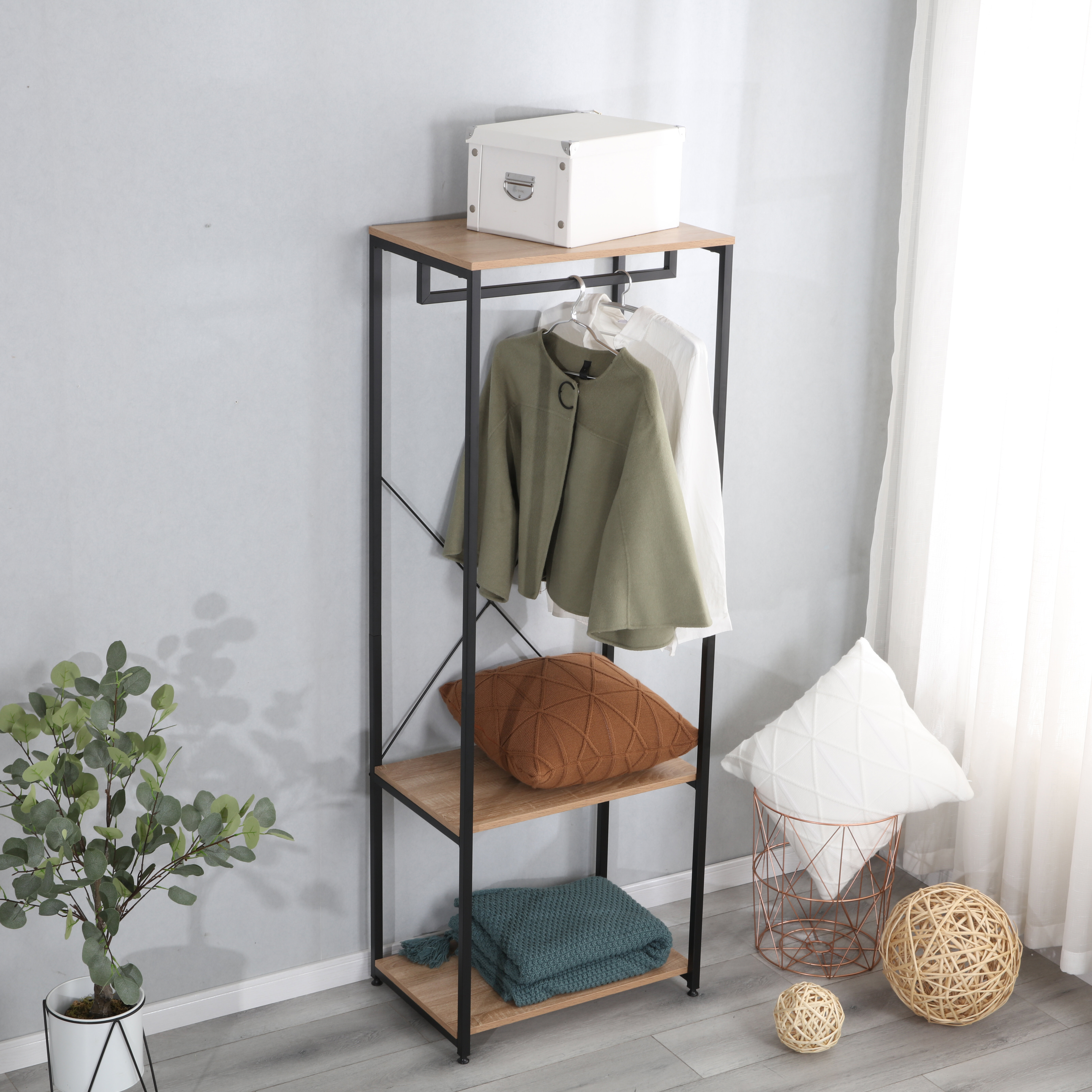 Gracie Oaks Yulganna Hall Tree With Shoe Storage Wayfair