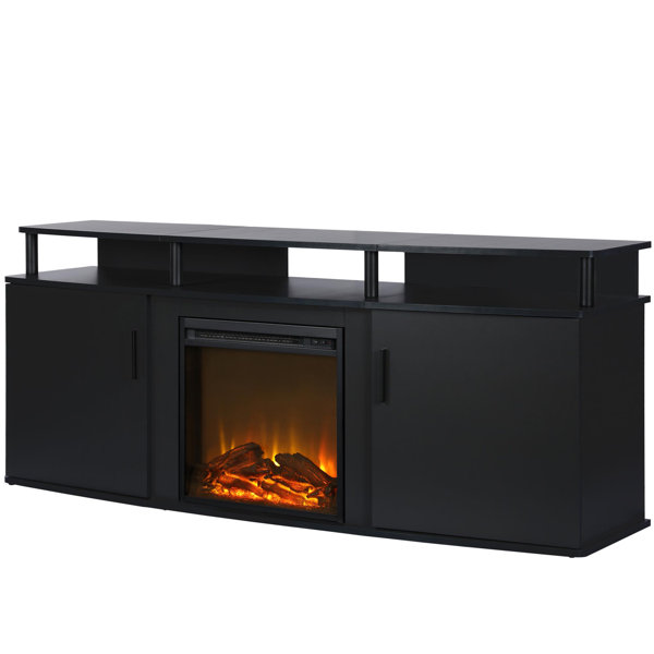 Elian 63 TV Stand with Fireplace by Wade Logan