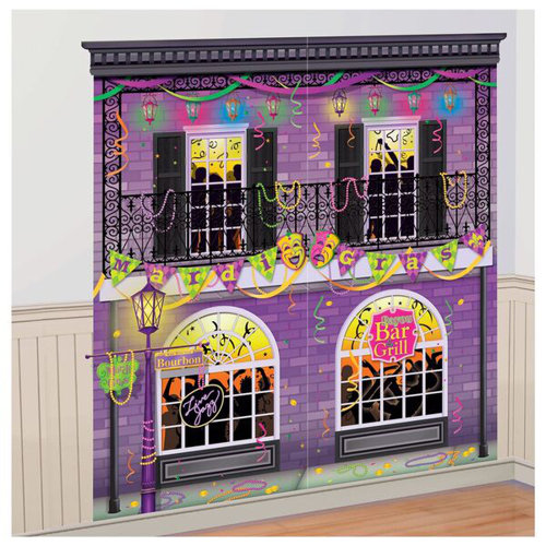 Amscan Mardi Gras 2 Piece Scene Setter Wall Decorating Set Wayfair
