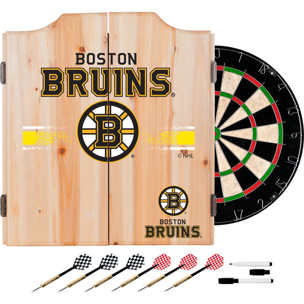 NHL Dartboard and Cabinet Set by Trademark Global