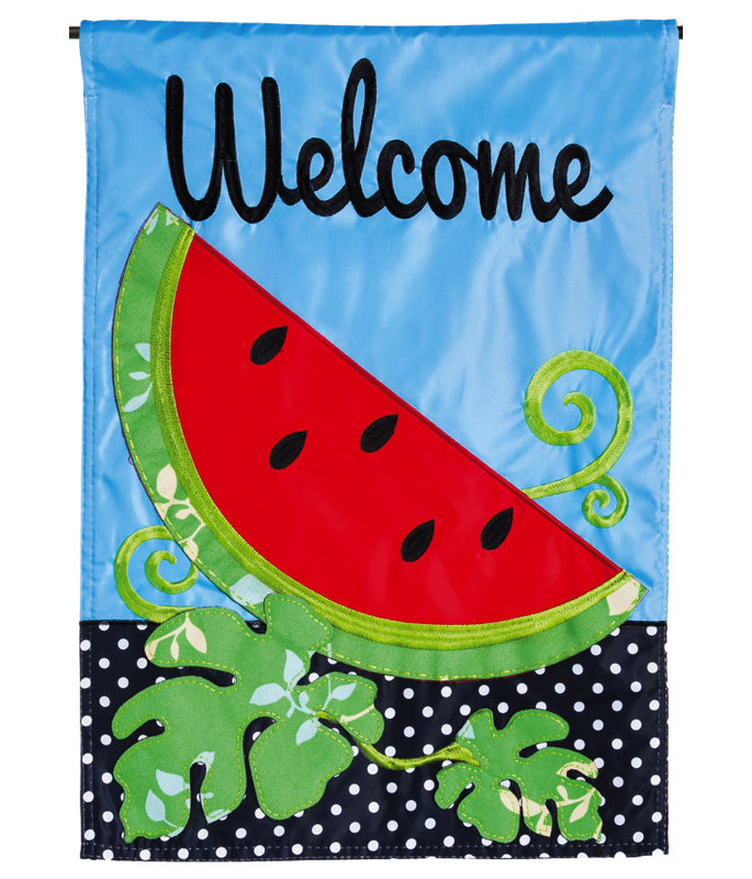 Evergreen Enterprises Inc Summer Watermelon Polyester 18 X 0 16