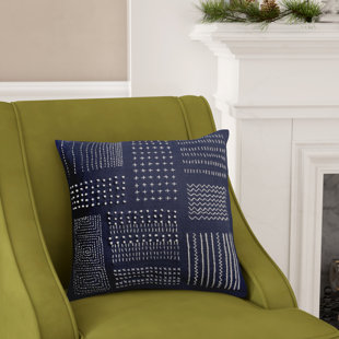 Kess InHouse Pom Graphic Design Tribal Leaves 23 x 23 Square Floor Pillow