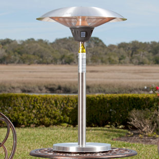 Tabletop Patio Heaters You Ll Love Wayfair Cimarron Halogen 1500 Watt Electric Tabletop Patio Heater