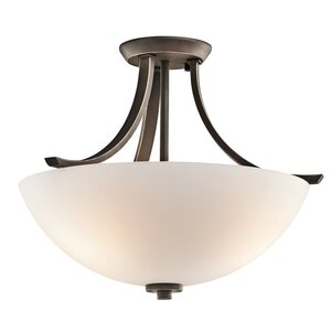 Surrey 3-Light Semi Flush Mount