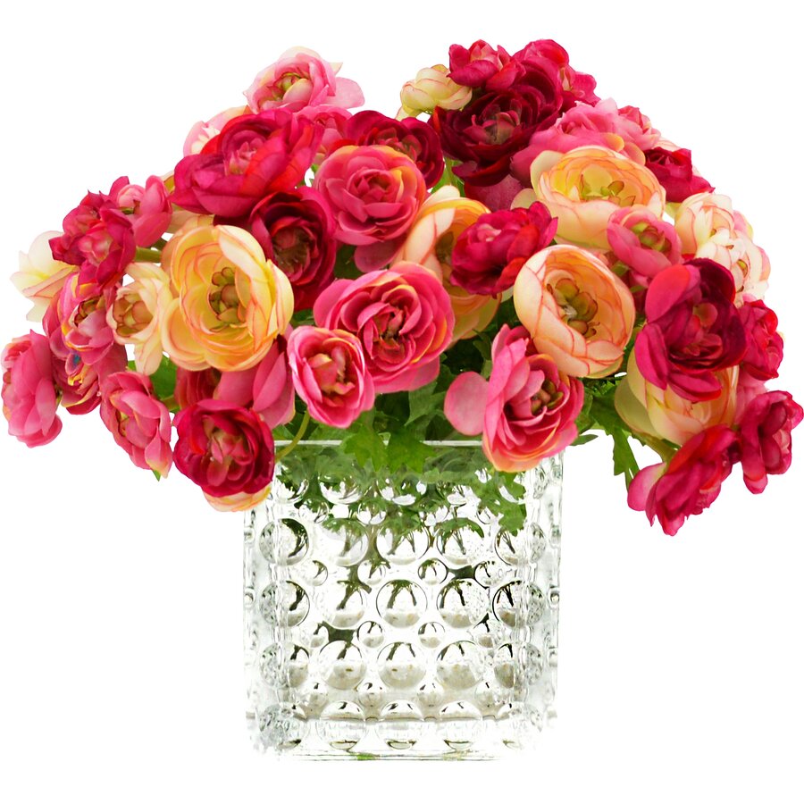 Ranunculus Floral Arrangements in Vase