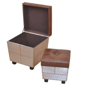 2-tlg. Sitztruhen-Set von Home & Haus