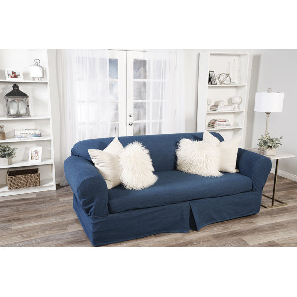 Skirted Box Cushion Sofa Slipcover By Classic Slipcovers