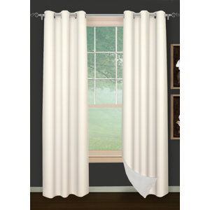 Arends Solid Blackout Grommet Curtain Panels (Set of 2)