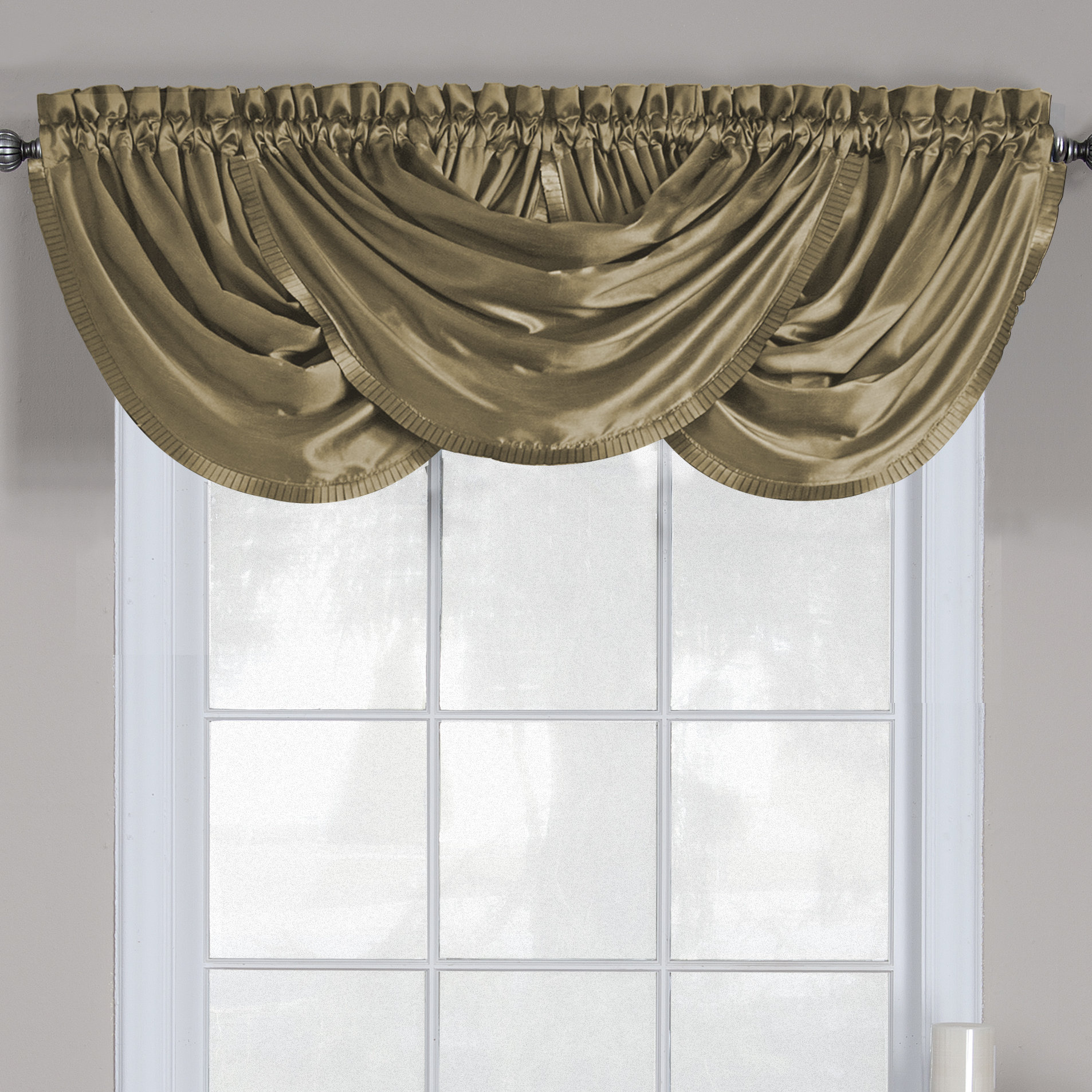 Astoria Grand Balyon 52 Waterfall Curtain Valance Reviews Wayfair