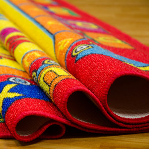 Yellow/Red Area Rug