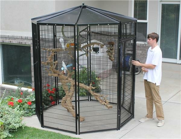8 Sided Bird Aviary by K9 Kennel