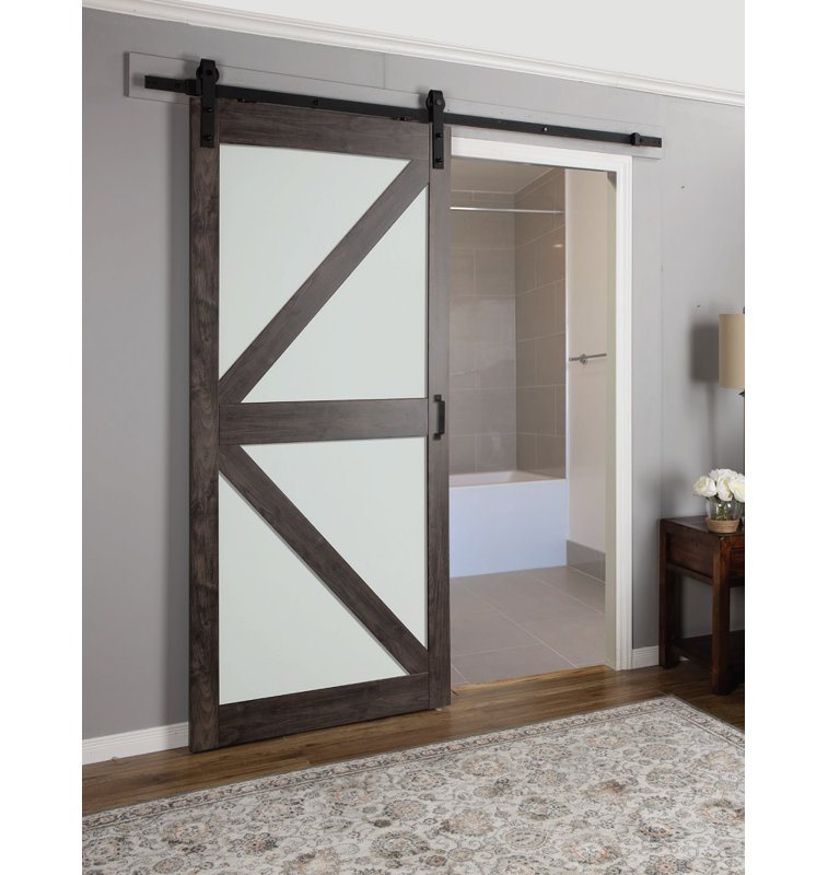 Barn Door With Gl Panels Home Ideas Barn Door With Gl Panels Home Ideas