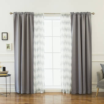 Half Price Drapes Allium Printed 100 Cotton Floral Room Darkening