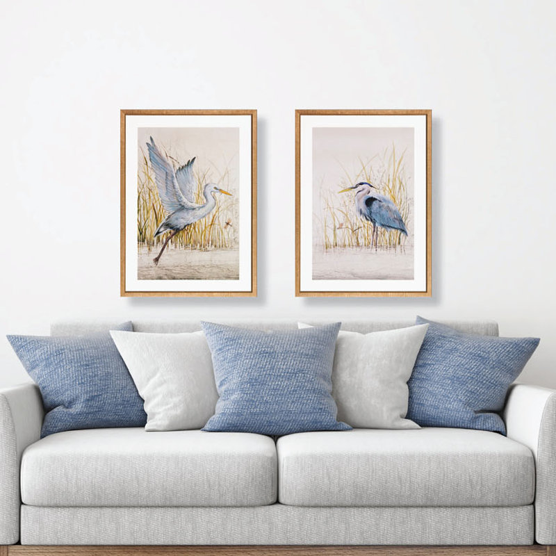 Art Virtuoso Heron Sanctuary By Tim O Toole Framed Painting Print