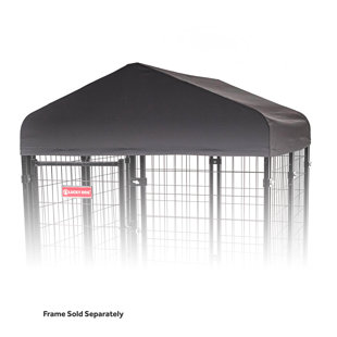 retriever dog kennel roof
