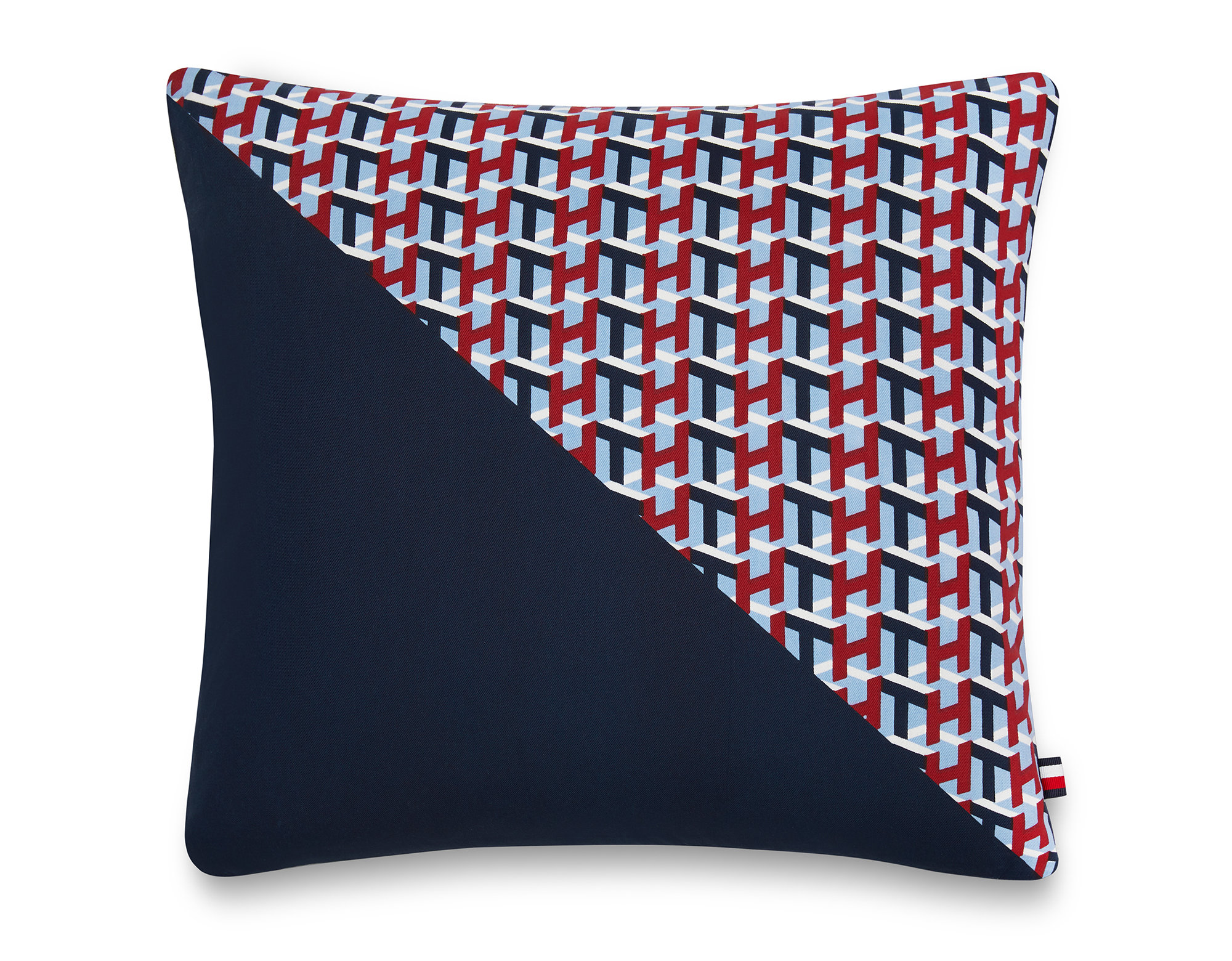 Tommy Hilfiger Hilfiger Monogram Cotton Indoor Outdoor 18 Throw