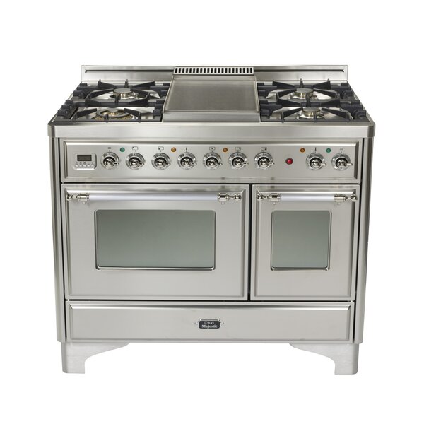 40 Free-standing Gas Range with Griddle by ILVE