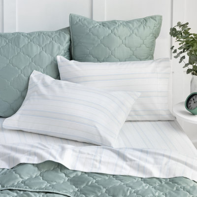 180 Thread Count Striped 100 Cotton Flannel Sheet Set Martha Stewart Size Twin XL Color Sage 180 Thread Count Striped 100 Cotton Flannel Sheet Set Martha Stewart Size Twin XL Color Sage