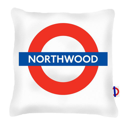 Gulf Breeze Northwood Tube Station Cushion London Transport