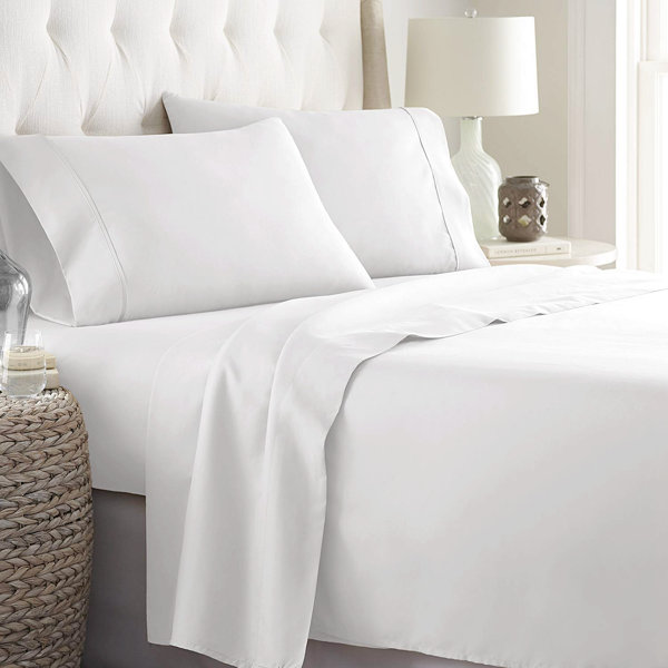 1000 Thread Count Ultra Soft Single-Ply 100/% Egyptian Cotton EASTERN KING Size 4 6 PILLOW CASES/ 1000TC Egyptian Cotton Factory Outlet Store Piece DARK BROWN Damask Stripe Extra Deep Pocket Bed Sheet Set with FOUR Luxurious Six