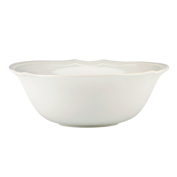 French Perle Bead Serving Bowl by Lenox