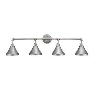 Kash 4-Light Cone Metal Vanity Light