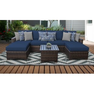 4 Piece Wicker Furniture Set Wayfair