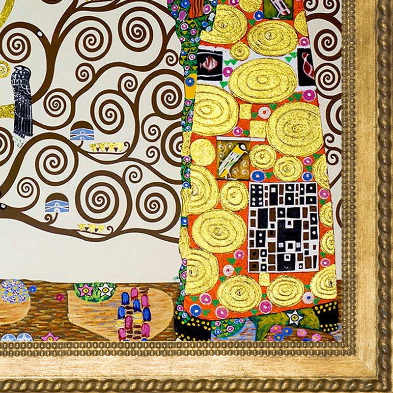 Tori Home The Tree Of Life Stoclet Frieze 1909 Metallic