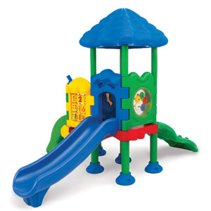 Discovery Center 2 Deck Play Structure with Roof