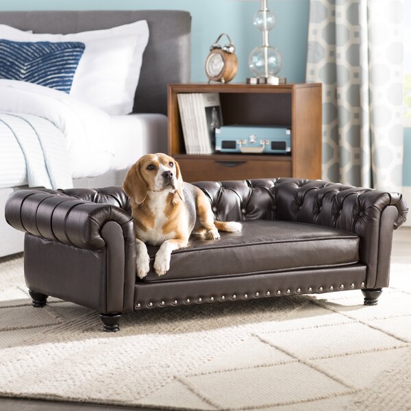 Cornelia Dog Sofa with Solid Foam Cushion by Archie & Oscar