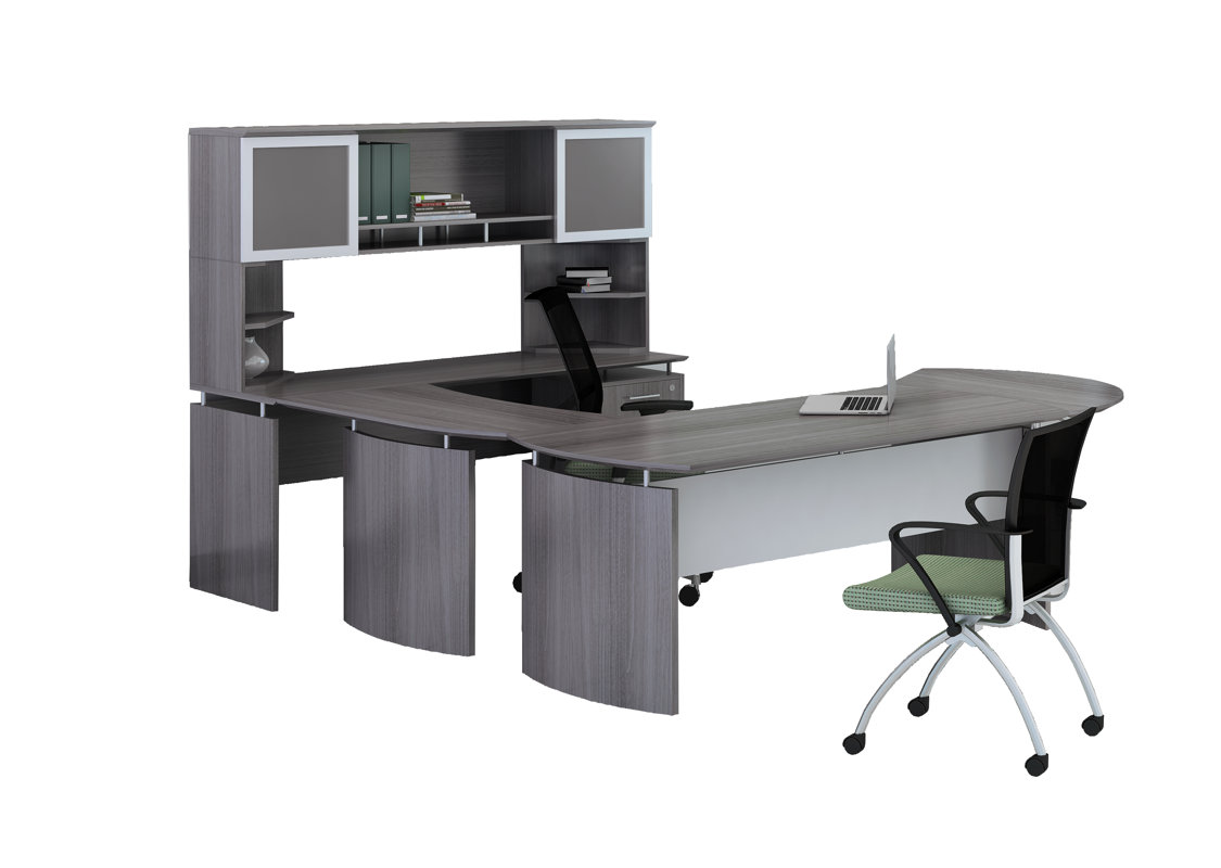 Mayline Medina Series 3 Piece U Shape Desk Office Suite Reviews Medina Series 3 Piece U Shape Desk Office Suite