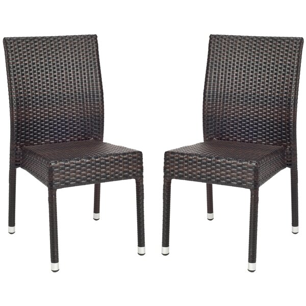 Newport Stacking Patio Dining Chair (Set of 2) by Safavieh