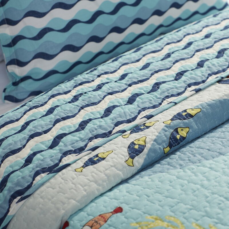 Beachcrest Home New Haven Cotton Reversible Quilt Set Reviews