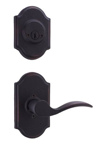Castletown Double Cylinder Entrance Leverset by Weslock