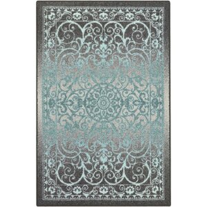 Landen Gray/Blue Area Rug