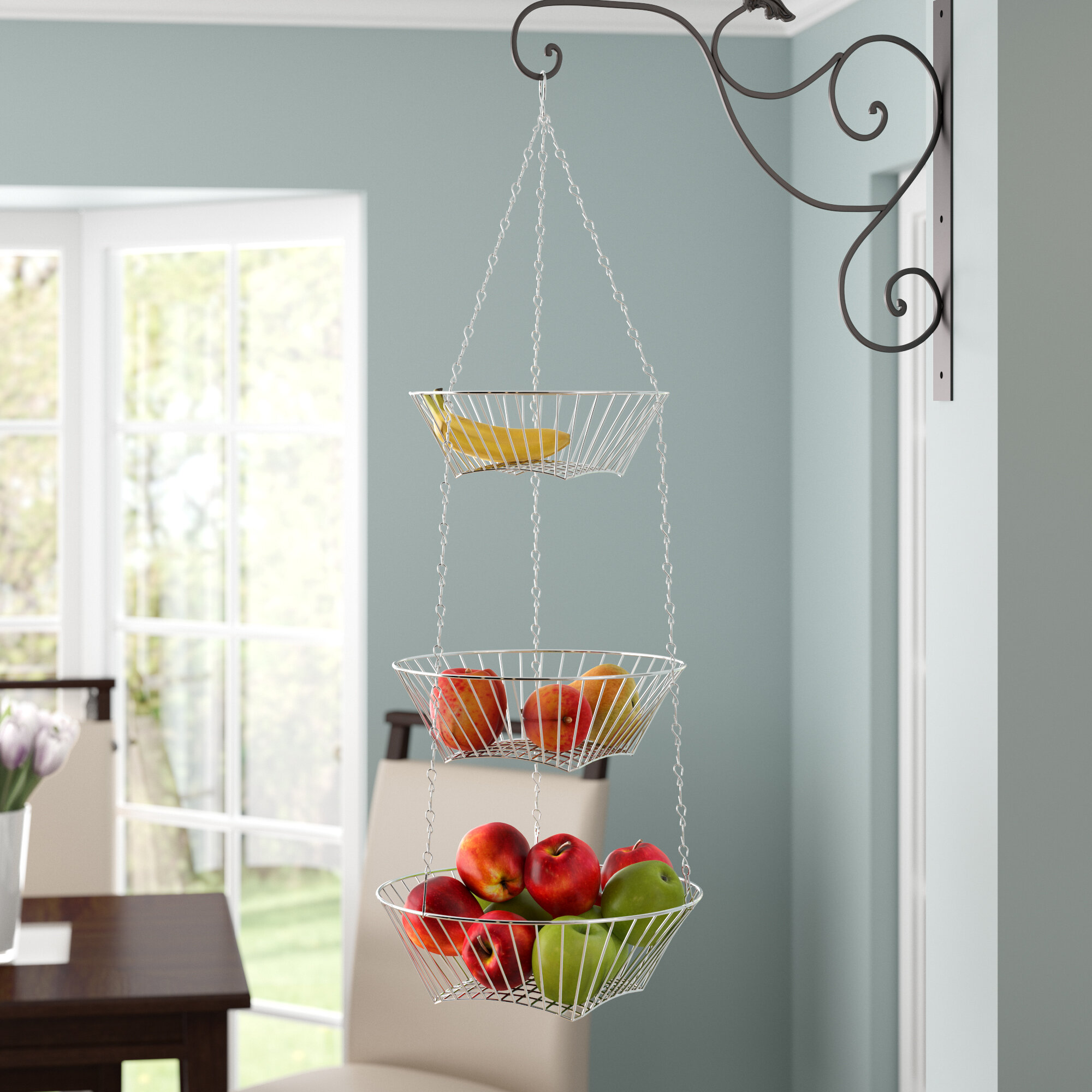 Rebrilliant Hanging Fruit Basket Reviews Wayfair