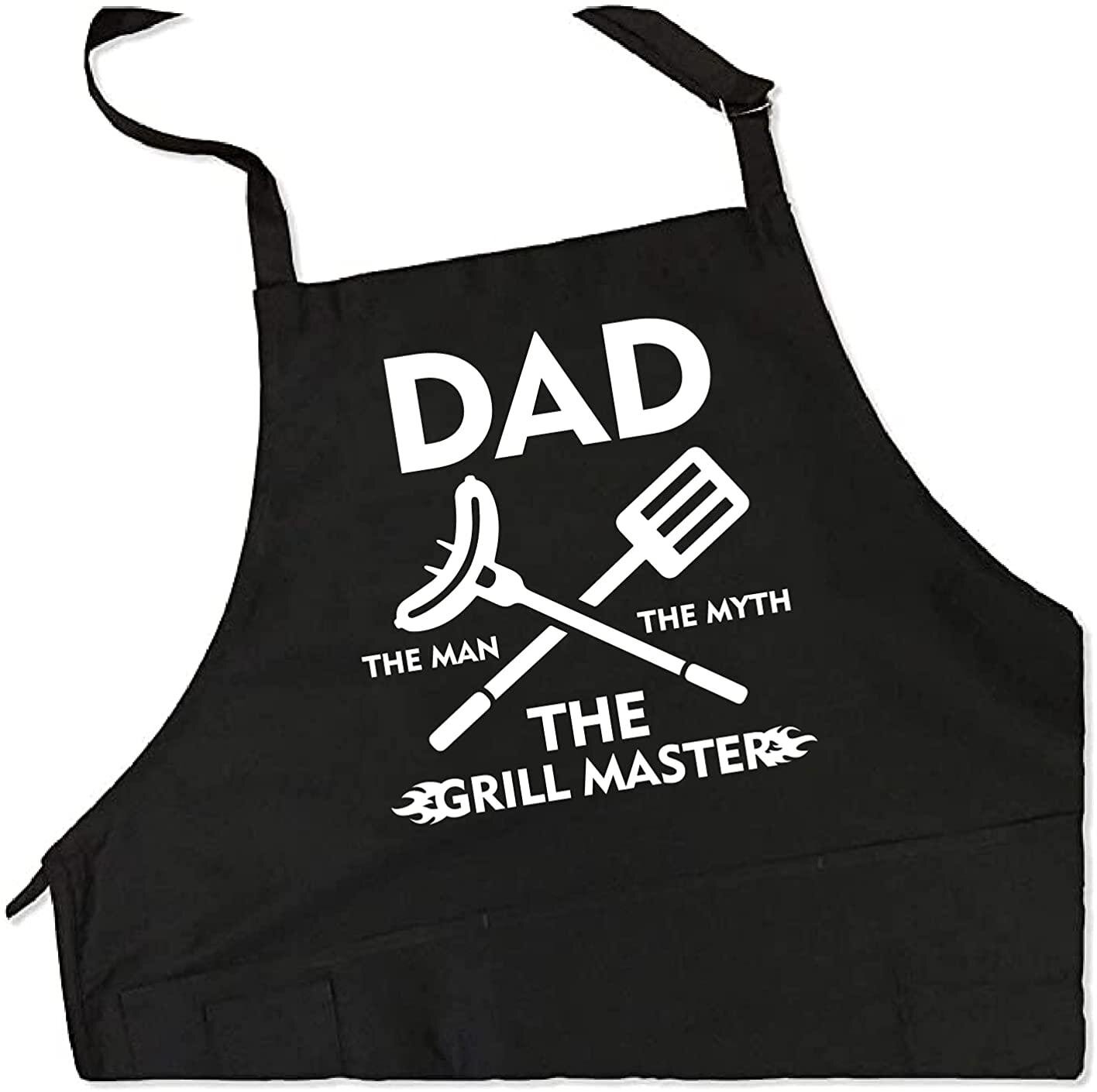 Apron for Dad Grilling apron Funny Apron Dad Apron bbq Apron Apron for Men