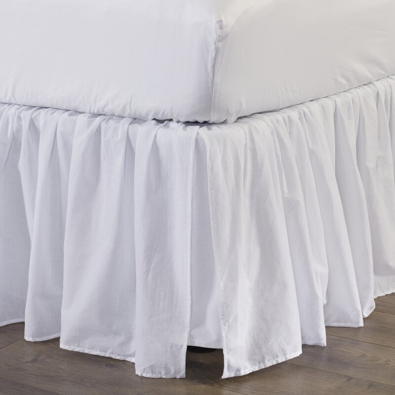 Bugrane Voile Bed Skirt & Reviews | Joss & Main